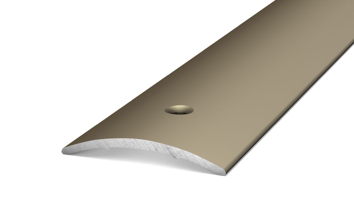 Prinz perfil de transición 30 mm - N.º 130 - Acero inoxidable mate - 90 cm