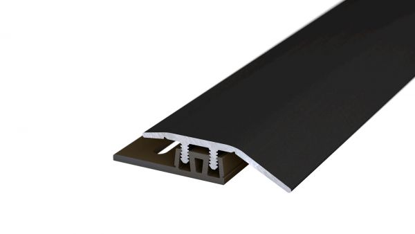 Perfil de ajuste para suelos de diseño Anodizado negro - 2,70 m