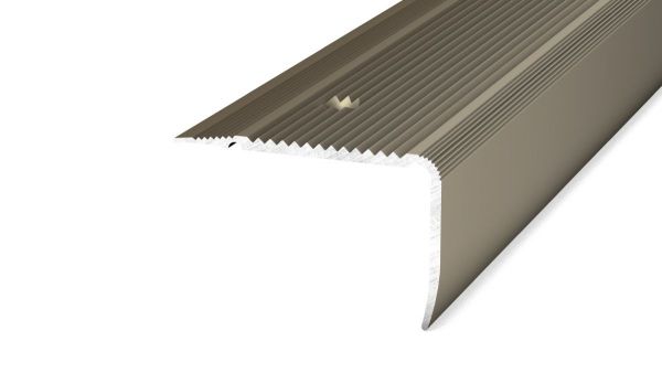 Treppenkantenprofil NOVA 70 x 44 mm Edelstahl matt - 2,50 m