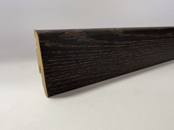 Rodapié con acabado tipo madera 58mm, oak dark