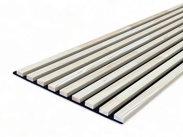 Massivholz Akustikpaneele 2600 x 400 mm Kiefer - unbehandelt