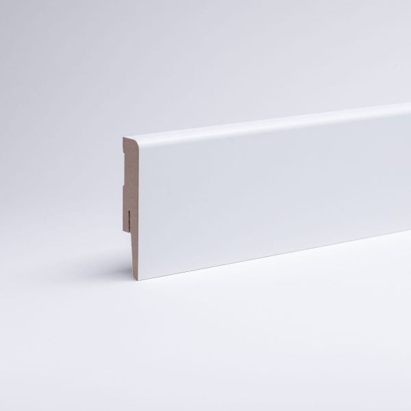 Plinths avec profil classique en MDF 80 mm blanc