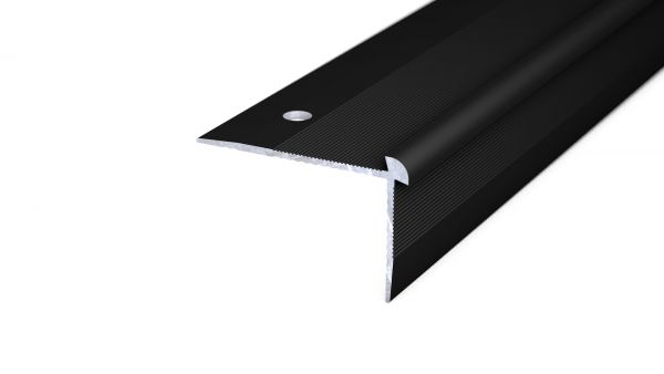 Treppenkantenprofil für 2,5mm Beläge Schwarz - 2,50m