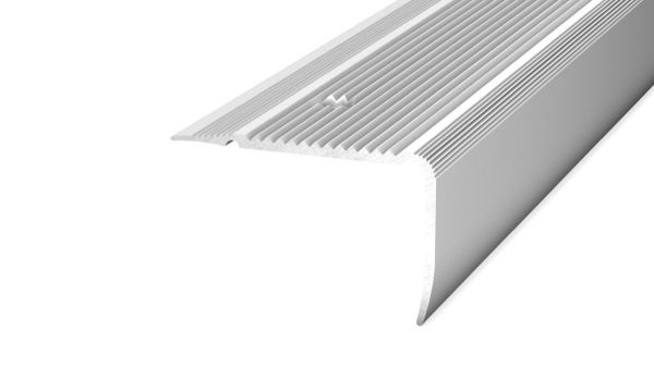 Treppenkantenprofil NOVA 70 x 44 mm Silber - 2,50 m