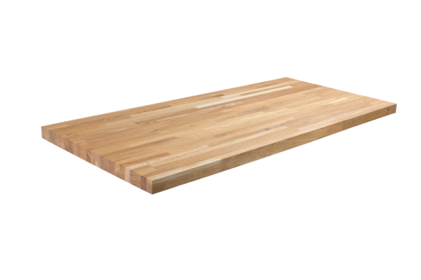 Massivholzplatte Tischplatte in Stärke 60mm Eiche natur