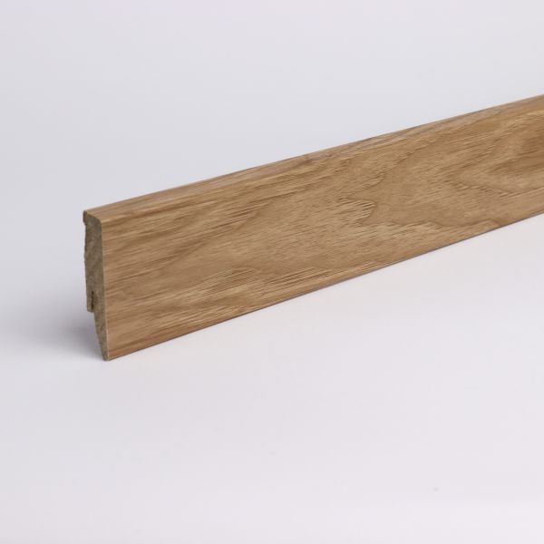 Sockelleiste mit Holzoptik 60mm Eiche Natur