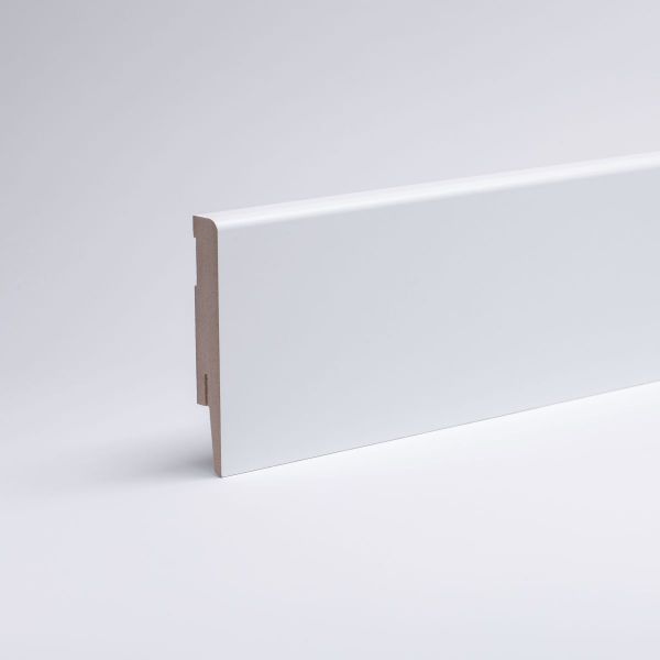 Plinths avec profil classique en MDF 100 mm blanc paintable