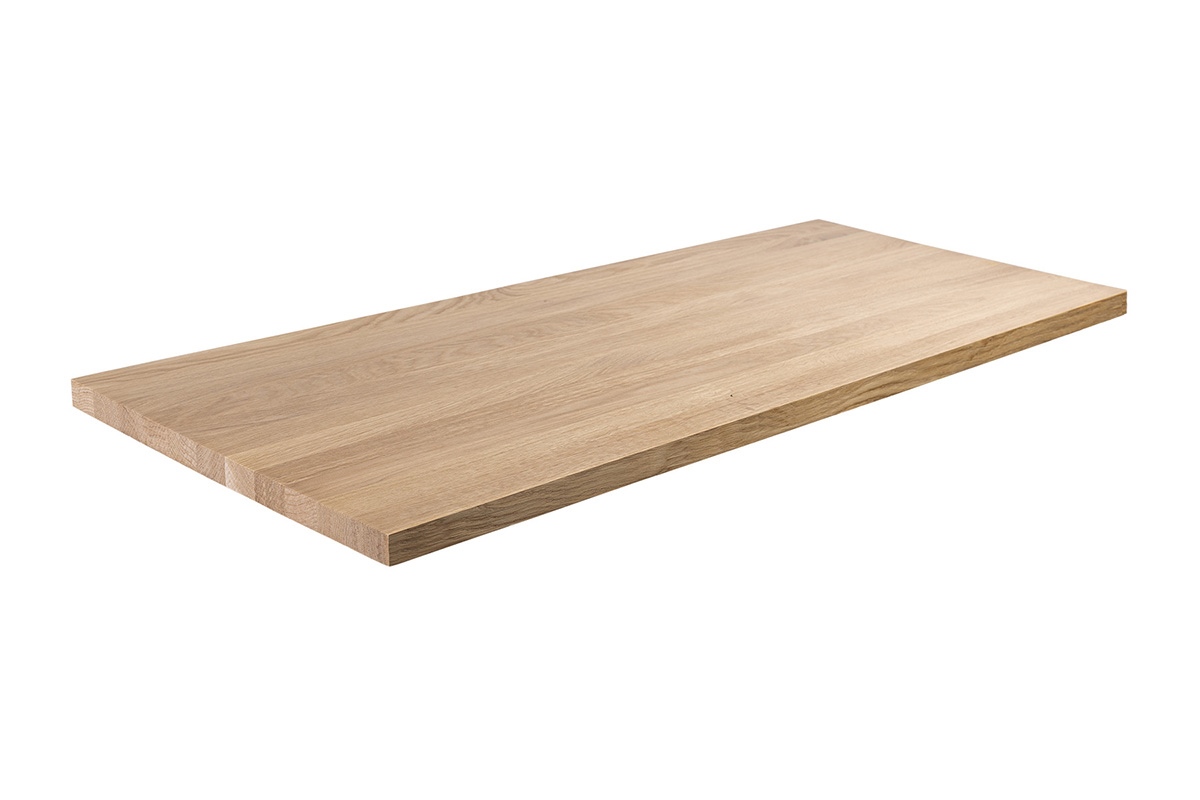 Top tavolo legno massello rovere