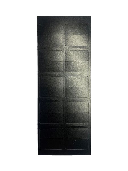 Abschlüsse für Wand-/Paneellamellen 27x12mm Schwarz