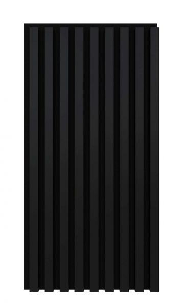 Panneau acoustique 800 x 400mm Noir - Feutre acoustique Noir - Revêtement mural