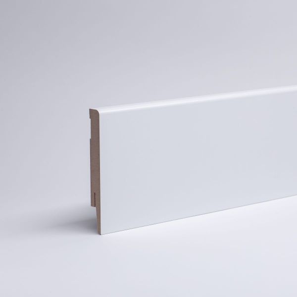 Plinths avec profil classique en MDF 120 mm blanc paintable