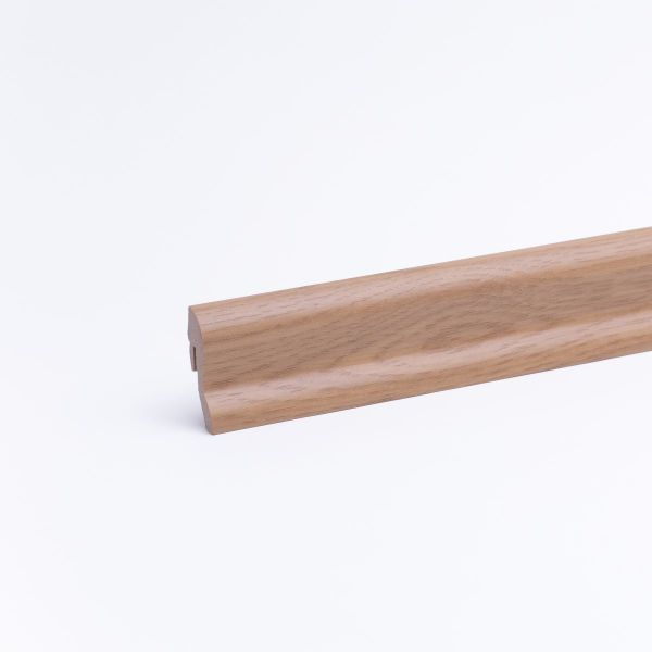 Battiscopa con effetto legno rovere chiaro 40 mm