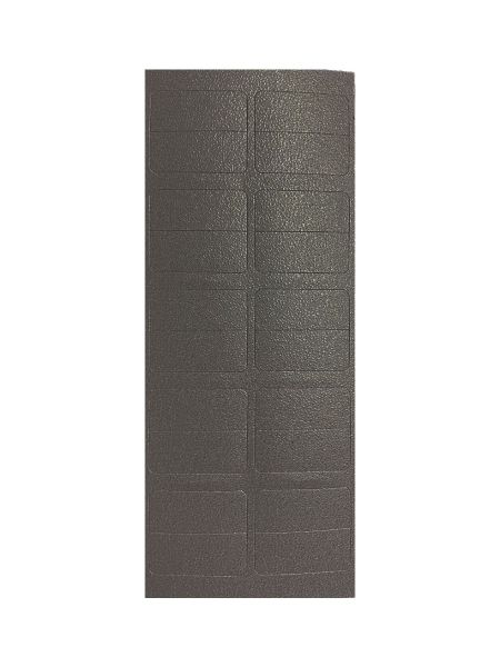 Tapas finales para lamas de pared/panel 27x12mm gris/antracita