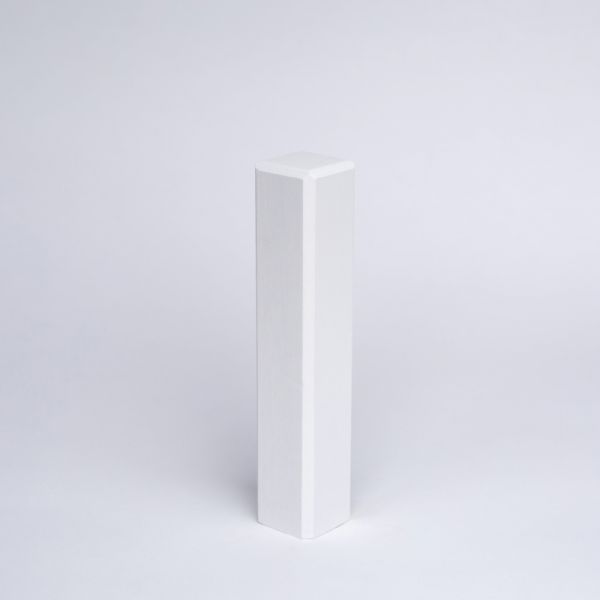 Bloc d&#039;angle universel 105mm blanc laqué