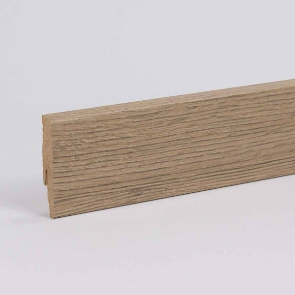 Plinthe aspect bois 60 mm pin naturel