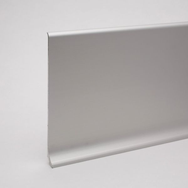 Aluminium Sockelleiste 100 mm - Silber