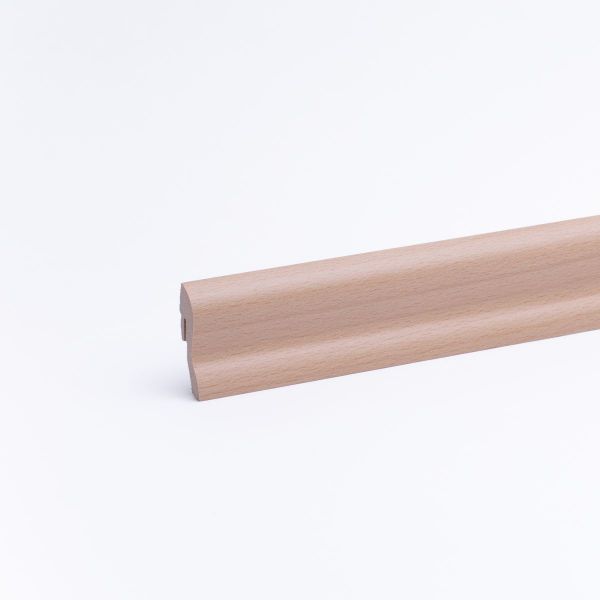Battiscopa con effetto legno faggio chiaro 40 mm
