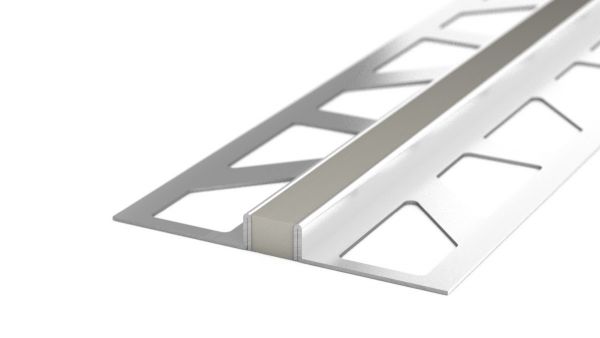 Junta de dilatación de acero inoxidable - junta de silicona - para cubiertas de 4,5mm - gris 3m