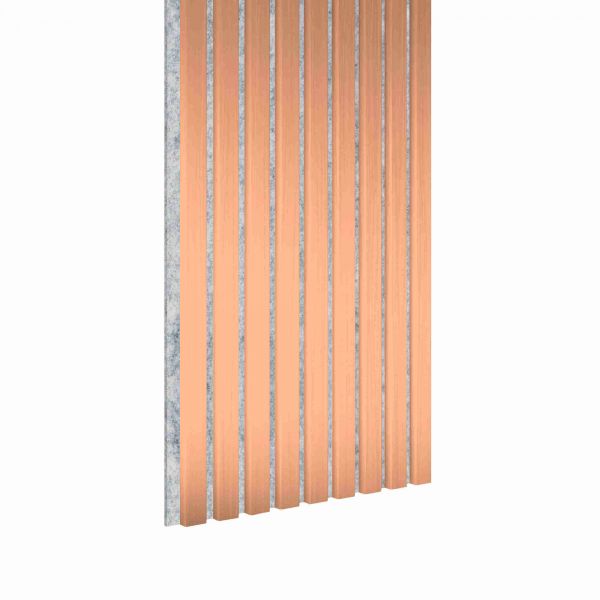 Panel acústico 2600 x 400mm cobre - Fieltro acústico Gris