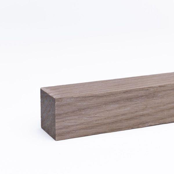 Massivholz Sockelleiste / Vierkantleiste 20 x 20 mm Eiche hell geölt