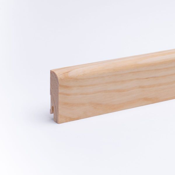 Battiscopa in legno massello pino oliato 60mm