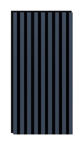 Panneau acoustique 800 x 400mm Indigo - Feutre acoustique noir - Revêtement mural
