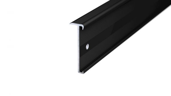 Treppenkantenprofil Nr. 271 für 2-3mm Beläge Schwarz pulverbeschichtet - 3,00 m